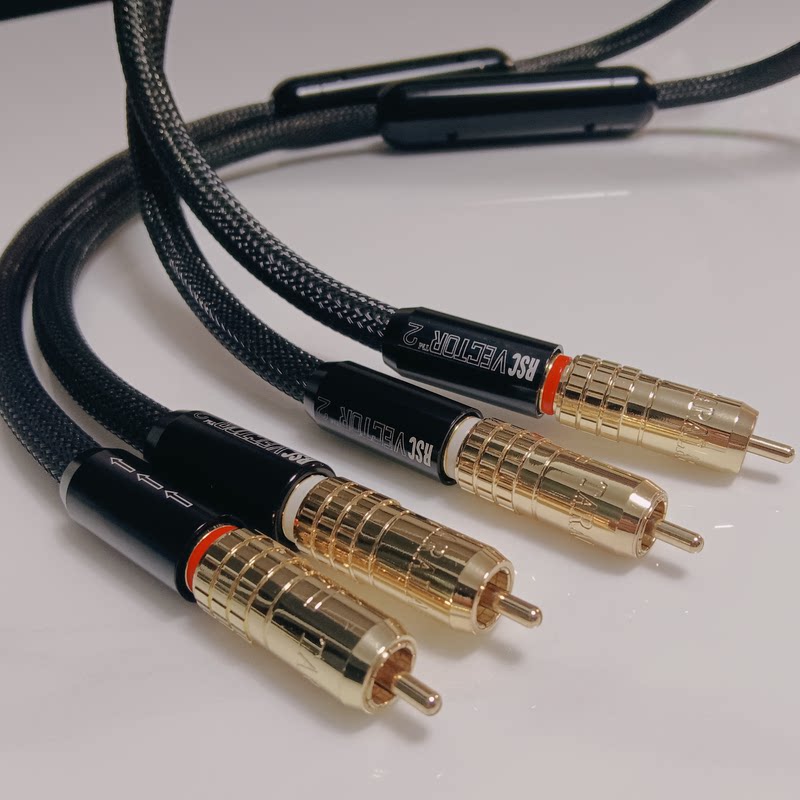 原装进口空气2号限量版发烧HIFI音响音频信号线音箱讯号连接线