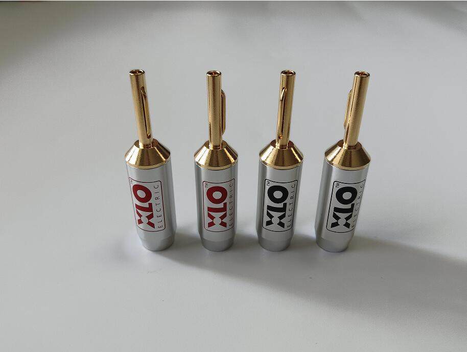 美国正品至高原装参考级喇叭线插头喇叭插香蕉头发烧香蕉音响端子