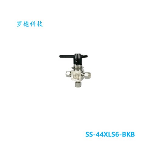 【SS-44XLS6-BKB】Swagelok世伟洛克1件式 40系列 3通 球阀