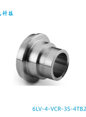 Swagelok世伟洛克（6LV-4-VCR-3S-4TB2P）短 TBW 接管，1/4 in.
