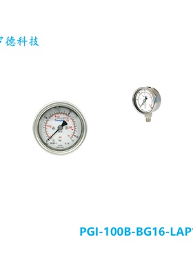 【PGI-100B-BG16-LAP1】Swagelok世伟洛克工业压力表卡口环100 mm