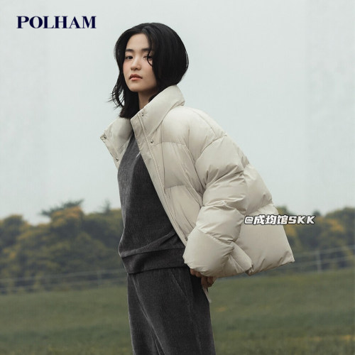 Polham女士厚实保暖抗寒羽绒服