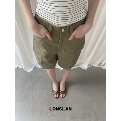 LONSLAN25SUMMER 个性工装口袋短裤