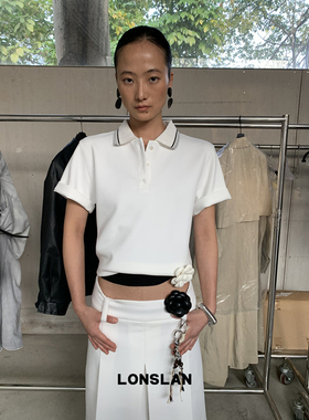 LOSLAN 25SS 3.3 20:00NEW  polo领拼色翻领短袖