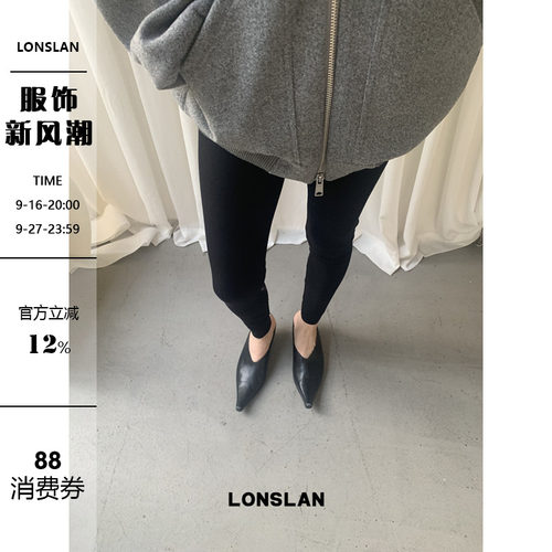 LONSLAN 24WINTER 12/9 20:00NEW加厚加绒外穿骑行打底裤