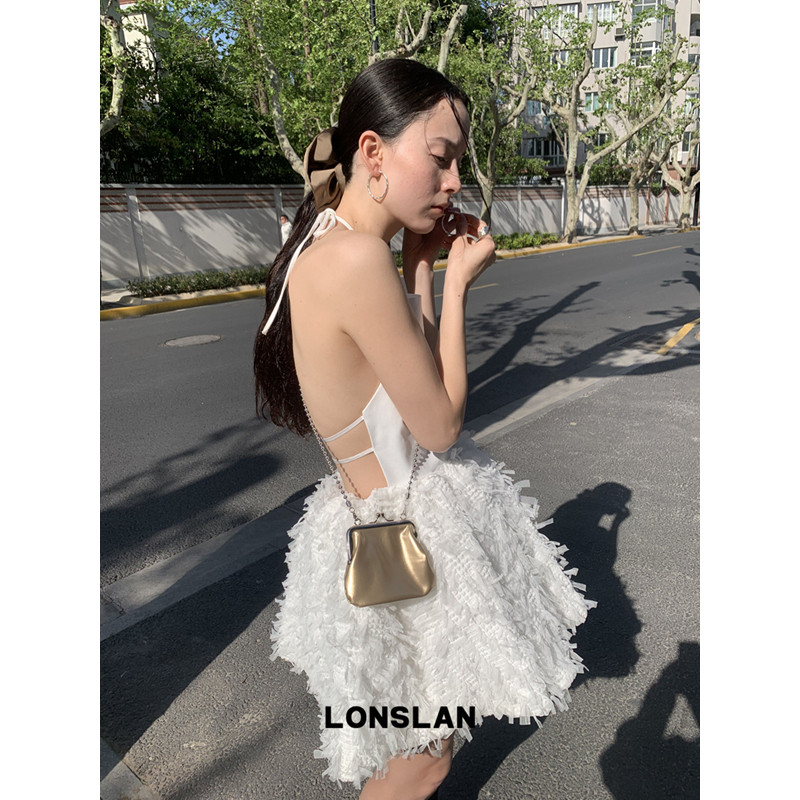 LONSLAN25SUMMER 超仙气重工露背蓬蓬连衣裙,女装/女士精品,连衣裙,淘宝优惠券,粉丝福利购,淘宝优惠卷