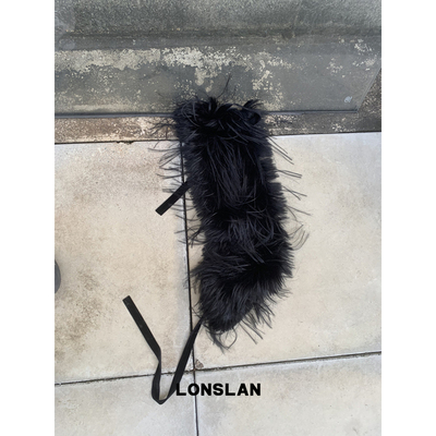 LONSLAN 24WINTER 11/10 20:00NEW 多用随意搭配绑带毛领围巾
