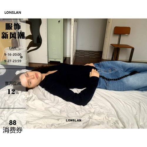 LONSLAN 2024AW NEW 针织polo领长袖