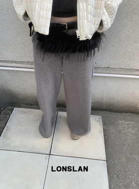 LONSLAN 24WINTER 11/10 20:00NEW 立体茧形西装裤