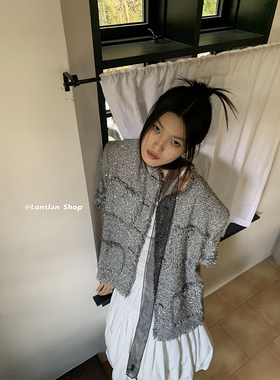LONSLAN 2023SS  NEW 亮闪闪小香短袖外套