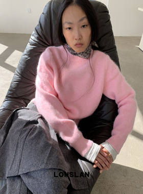 LONSLAN 25AW 12.8  00:00NEW 兔毛圆领毛衣