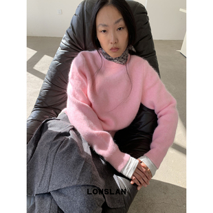 LONSLAN 25AW 12.8  00:00NEW 兔毛圆领毛衣