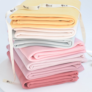 她慕a类宝宝棉布舒绒棉针织面料儿童秋冬保暖加厚秋衣秋裤 弹力布