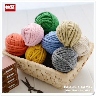 她慕 DIY手工辅料 束口绳 彩色绳子 幼儿园编织绳装饰绳帽绳系绳