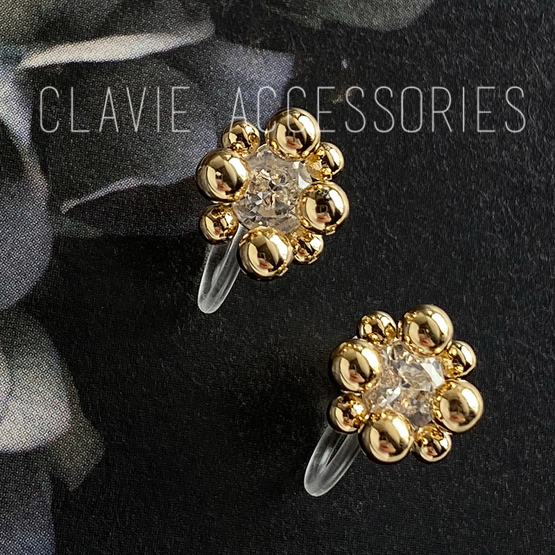 ins精致小巧风迷你人造u型耳夹