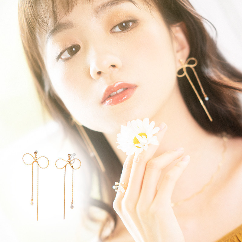 日系日本少女ins网红拍照凹造型超仙蝴蝶结耳钉无耳洞树脂耳夹女,饰品/流行首饰/时尚饰品新,耳夹,淘宝优惠券,粉丝福利购,淘宝优惠卷