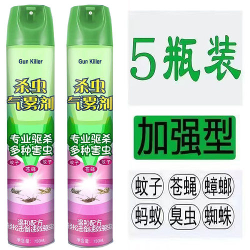750ml杀虫气雾剂家用灭蚊子