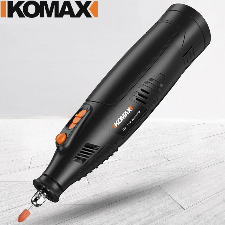 德国komax小电磨机充电式锂电家用多功能电动雕刻工具手持打磨抛