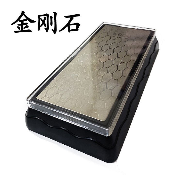 金刚石磨石修正石磨刀石磨片磨刀片蜂窝格子金钢板石加厚双面家用