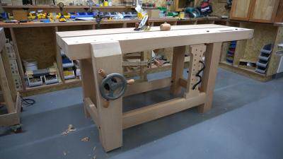 ROUBO重型木工桌制作