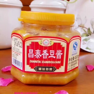 潮汕揭西普宁特产 特制昌泰香豆酱 昌泰普宁豆酱