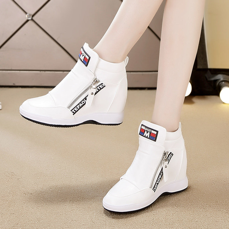 内增高女鞋坡跟小白鞋2025秋冬季新款显瘦百搭加绒运动8cm老爹鞋,女鞋,老爹鞋,淘宝优惠券,粉丝福利购,淘宝优惠卷