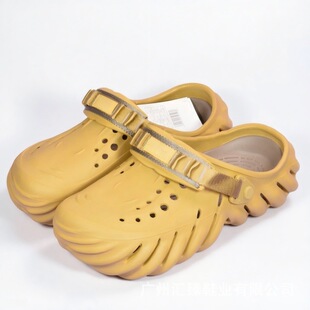 2025夏季新款EVA洞洞鞋男女情侣款波波鞋个性潮流休闲沙滩凉拖