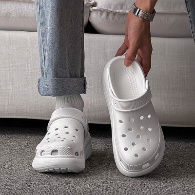 男款厚底增高洞洞鞋61