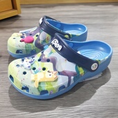 儿童厂批发 布鲁伊蓝狗男女亲子户外沙滩涉水凉拖洞洞鞋 洞洞鞋 经典