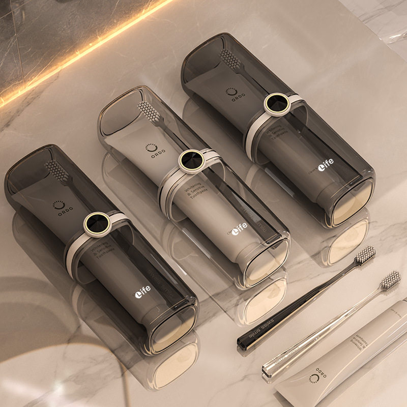 居家轻奢款旅行漱口杯便携式牙刷杯牙具洗漱用品收纳盒牙刷牙膏套,家庭/个人清洁工具,牙刷架/牙具座,淘宝优惠券,粉丝福利购,淘宝优惠卷