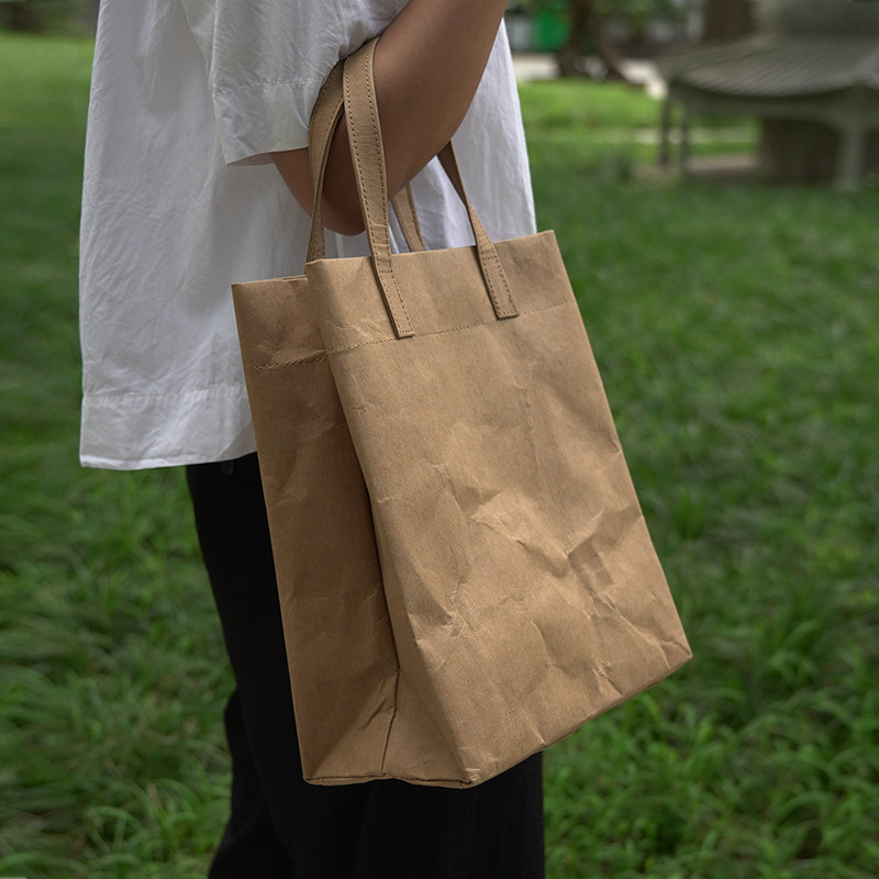 可水洗手提包大复古文艺上课包