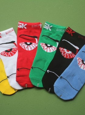 滑板袜DGK袜潮牌中筒袜子男纯棉时尚百搭原宿运动袜街头LAKAI男女