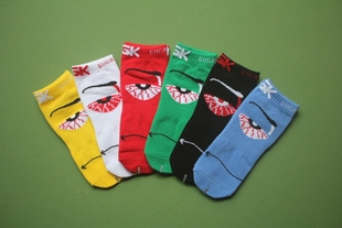 滑板袜DGK袜潮牌中筒袜子男纯棉时尚 百搭原宿运动袜街头LAKAI男女