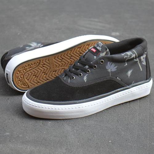 中帮GLOBE滑板鞋翻毛皮耐磨减震