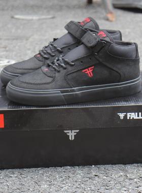 黑武士FALLEN中帮滑板鞋TREMONT MID耐磨透气皮质运动男士BMX板鞋