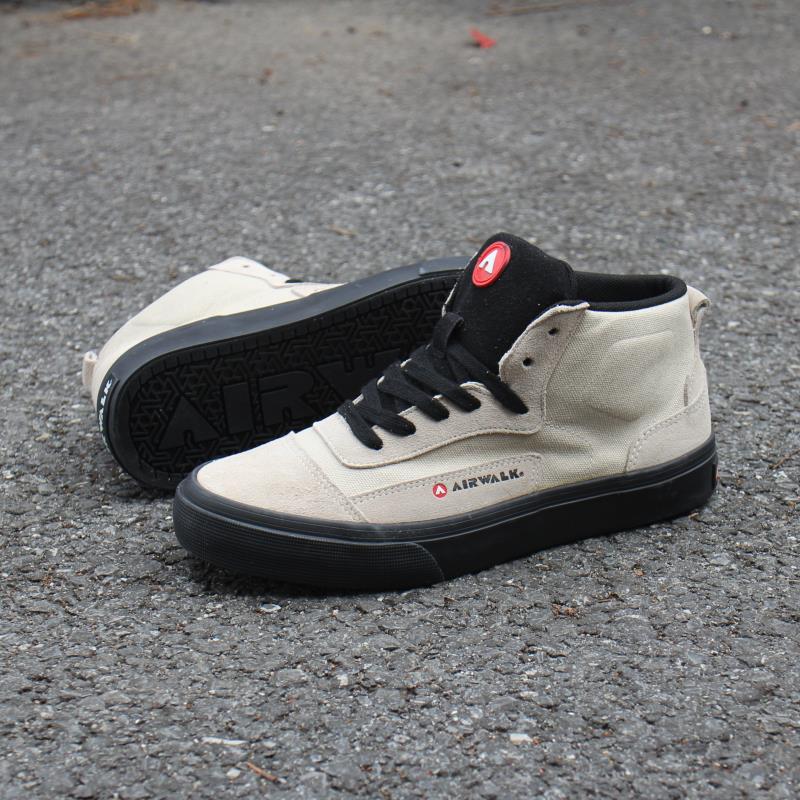 AIRWALK中帮翻毛皮休闲滑板鞋