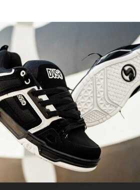 黑白面包DVS COMANCHE低帮滑板鞋透气耐磨减震舒适透气皮质鞋同款