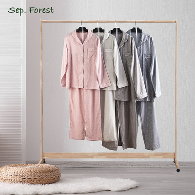 外贸出口日本春夏季全棉纱男士