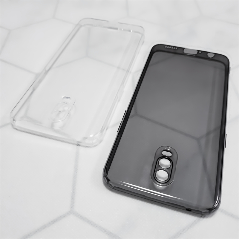 OPPOR17手机壳R17透黑透明硅胶保护套镜头全包圆边超薄防摔软壳男