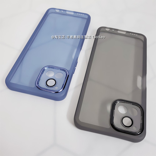 适用vivoY52s手机壳Y31S保护套硅胶V2057A透黑Y54S透白自带镜头膜防摔防滑直角边磨砂软壳男女新款