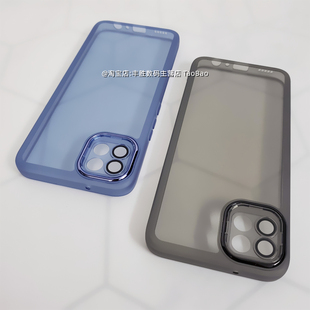 适用华为荣耀畅玩20手机壳保护套硅胶KOZ-AN00半透黑透明白自带镜头膜防摔防滑磨砂软外壳简约男女新款