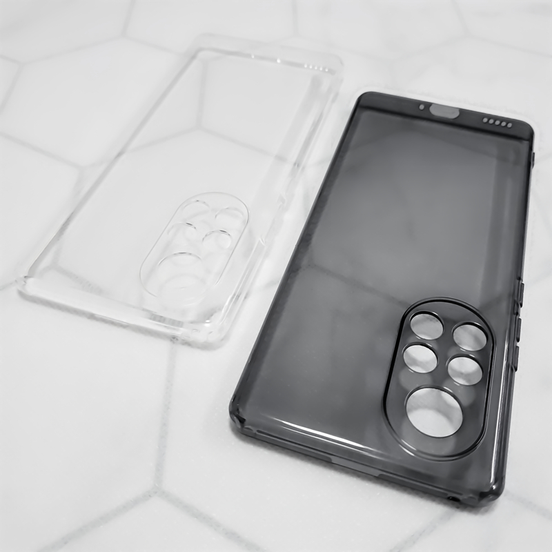 适用华为Nova8手机壳Nova8Pro极简透黑透明套全包边超薄防摔软壳