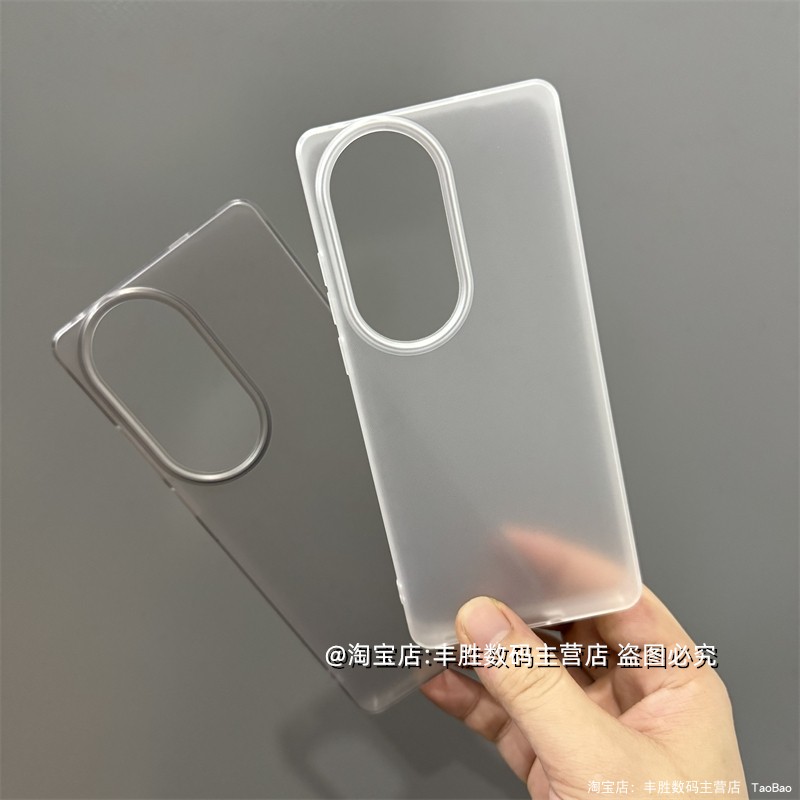 适用OPPOReno10Pro手机壳10Pro+半透黑透白镜头大孔保护套硅胶肤感磨砂全包边防摔软壳简约男女新款