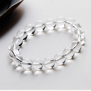 天然巴西5A白水晶手链 正品 包邮 饰品礼物 手串 时尚 清新简约男女