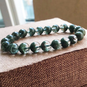 巴西正品 饰品水晶礼物 天然绿幽灵手链聚宝盆千层满天星招财男女款