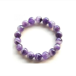 天然巴西梦幻紫水晶手链 包邮 正品 紫晶手串饰品礼物女款 闺蜜简约