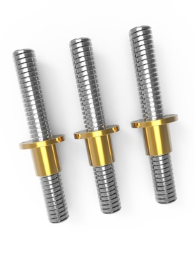 梯形丝杆 螺母 螺杆T型丝杠粗牙Tr16 20 24*4 30 36 40*6全纹50*8