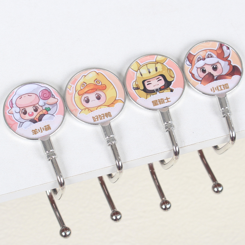 元梦之星学生书包挂钩办公课桌边挂书包神器可移动便携式金属挂钩