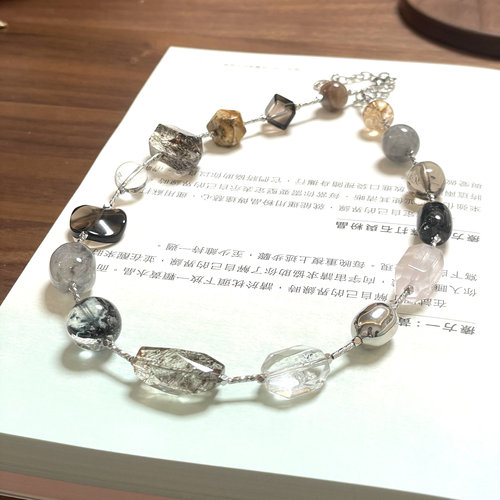 【琳琅梵宝】多款！原创设计师项链天然水晶黑发晶闪灵茶晶西柚粉