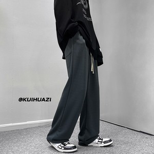 2023春季新款男士纯色宽松直筒拖地裤K3678 P45控58图片